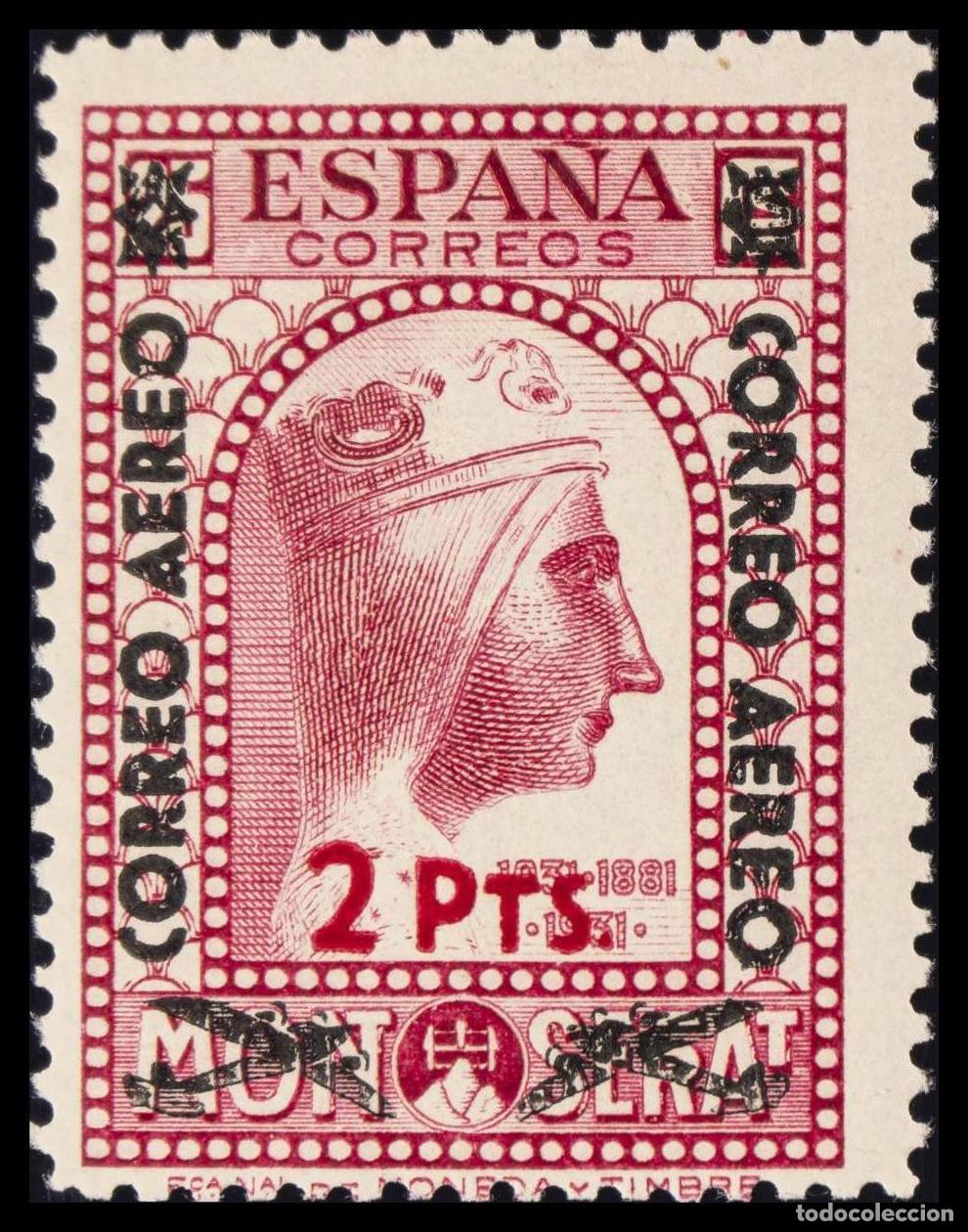 Timbres: 1&ordm; y 2&ordm; Centenario. &#9733;&#9733; 786. 1938. 2 pts sobre 25 cts lila. MAGNIFICO. Edifil 2020: 72 Eu