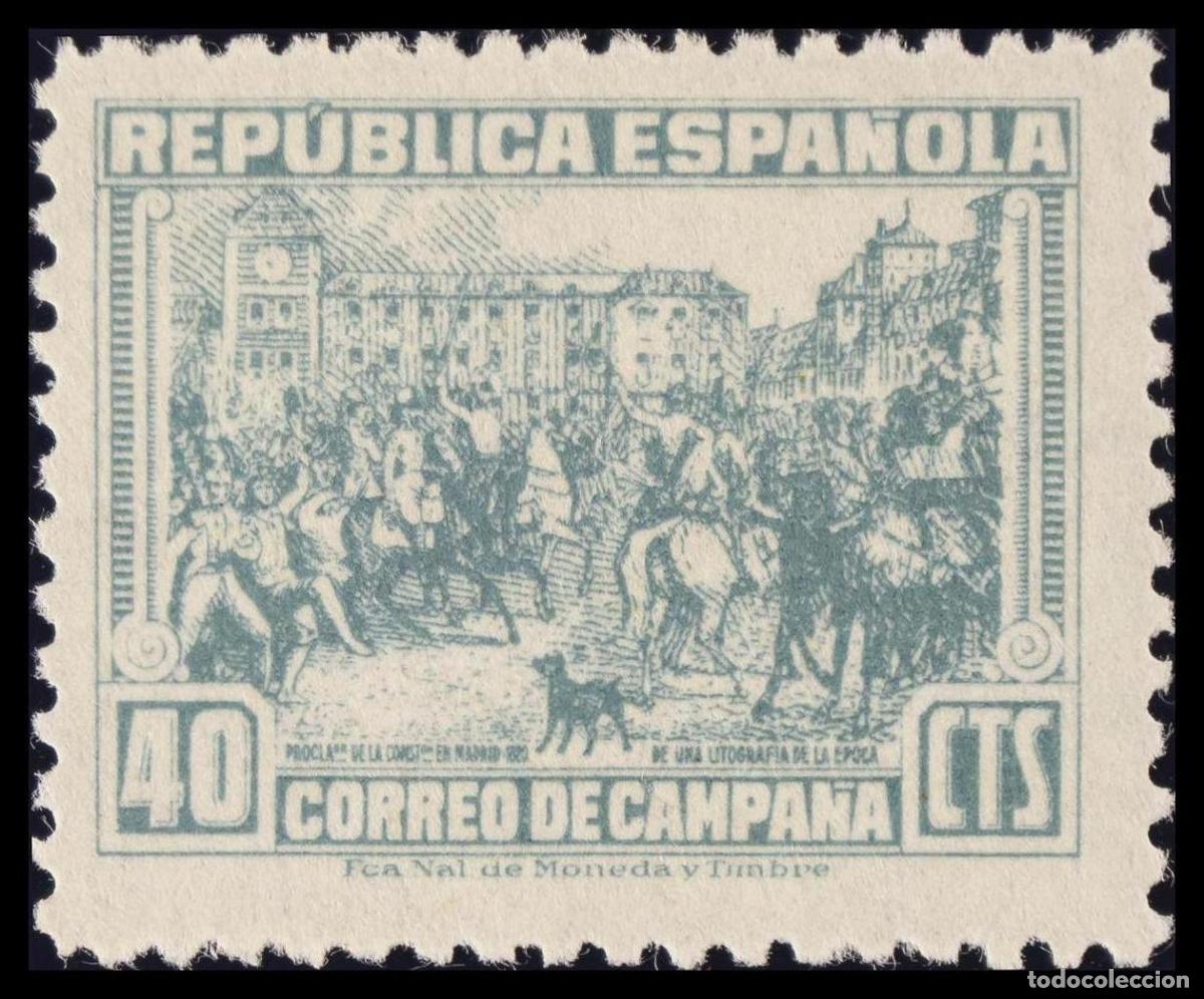 Timbres: 1&ordm; y 2&ordm; Centenario. &#9733; NE50s. 1939. 40 cts verde gris. MAGNIFICO. Edifil 2020: 253 Euros