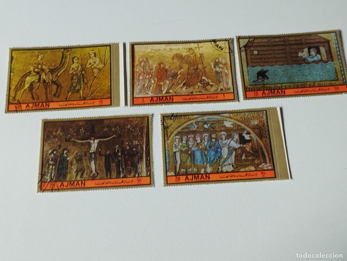 Sellos: SELLOS AJMAN RELIGION - Foto 1