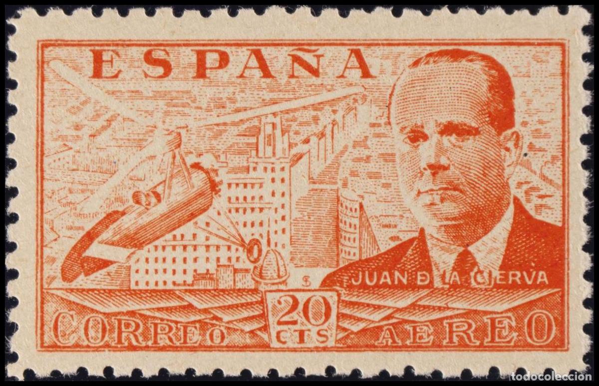 Selos: 1&ordm; y 2&ordm; Centenario. &#9733;&#9733; 940. 1941. 20 cts naranja. MAGNIFICO.