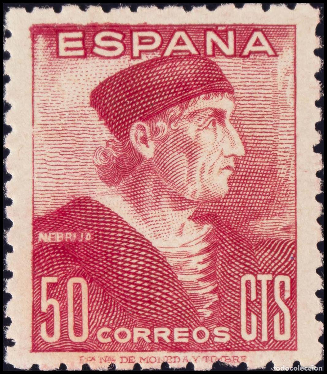 Selos: 1&ordm; y 2&ordm; Centenario. &#9733;&#9733; 1002cca. 1946. 50 cts rosa carm&iacute;n. CAMBIO DE COLOR. MAGNIFICO. Ed