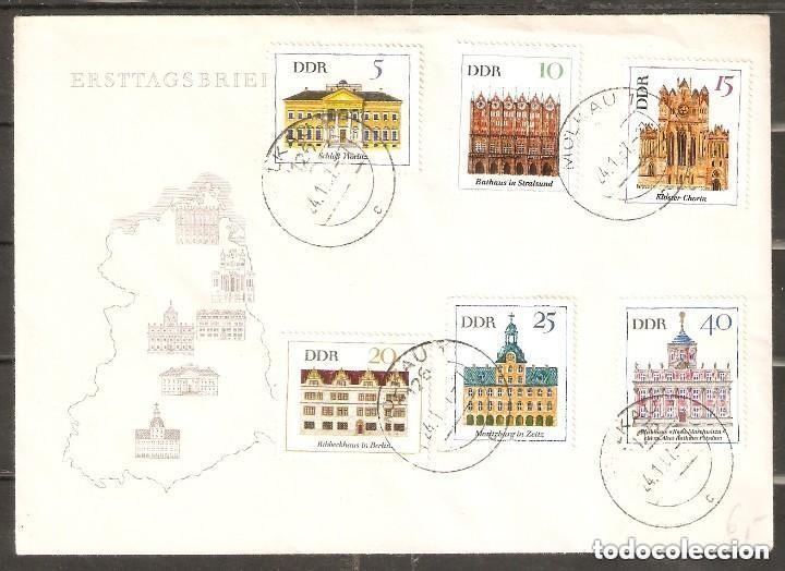 Sellos: ALEMANIA DDR. 1967 SPD. YT 942/47. EDIFICIOS. - Foto 1