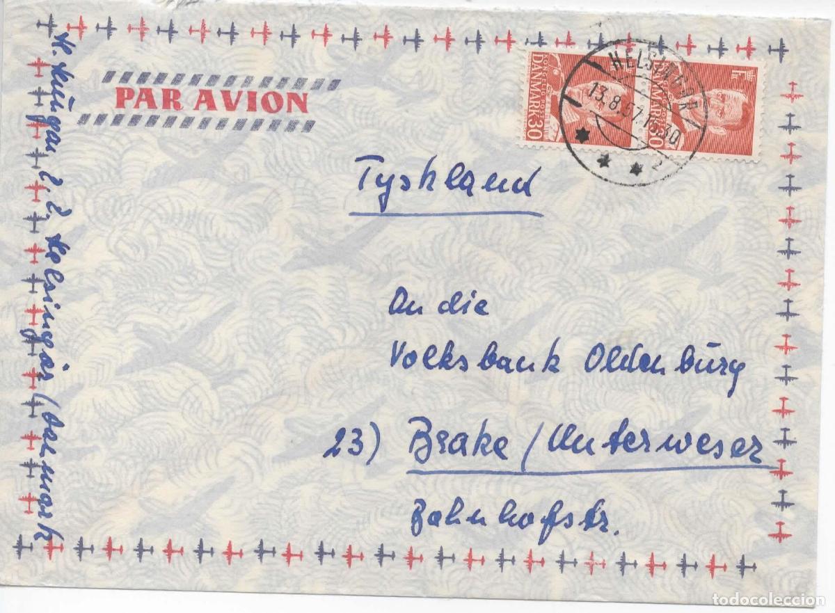 Sellos: DINAMARCA CC HELSINGOR 1957 - Foto 1