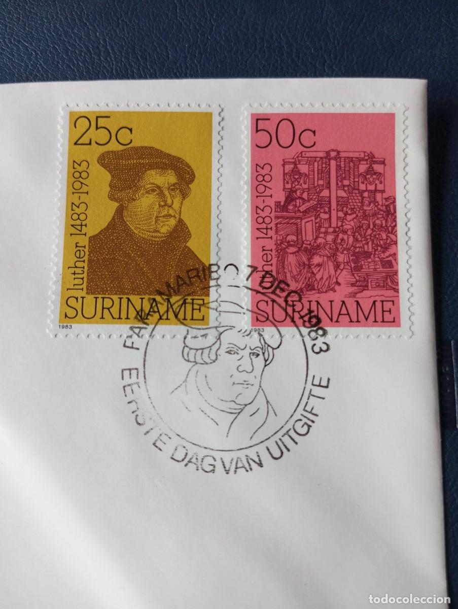 Sellos: SURINAM, SPD, 1983, LUTERO - Foto 3