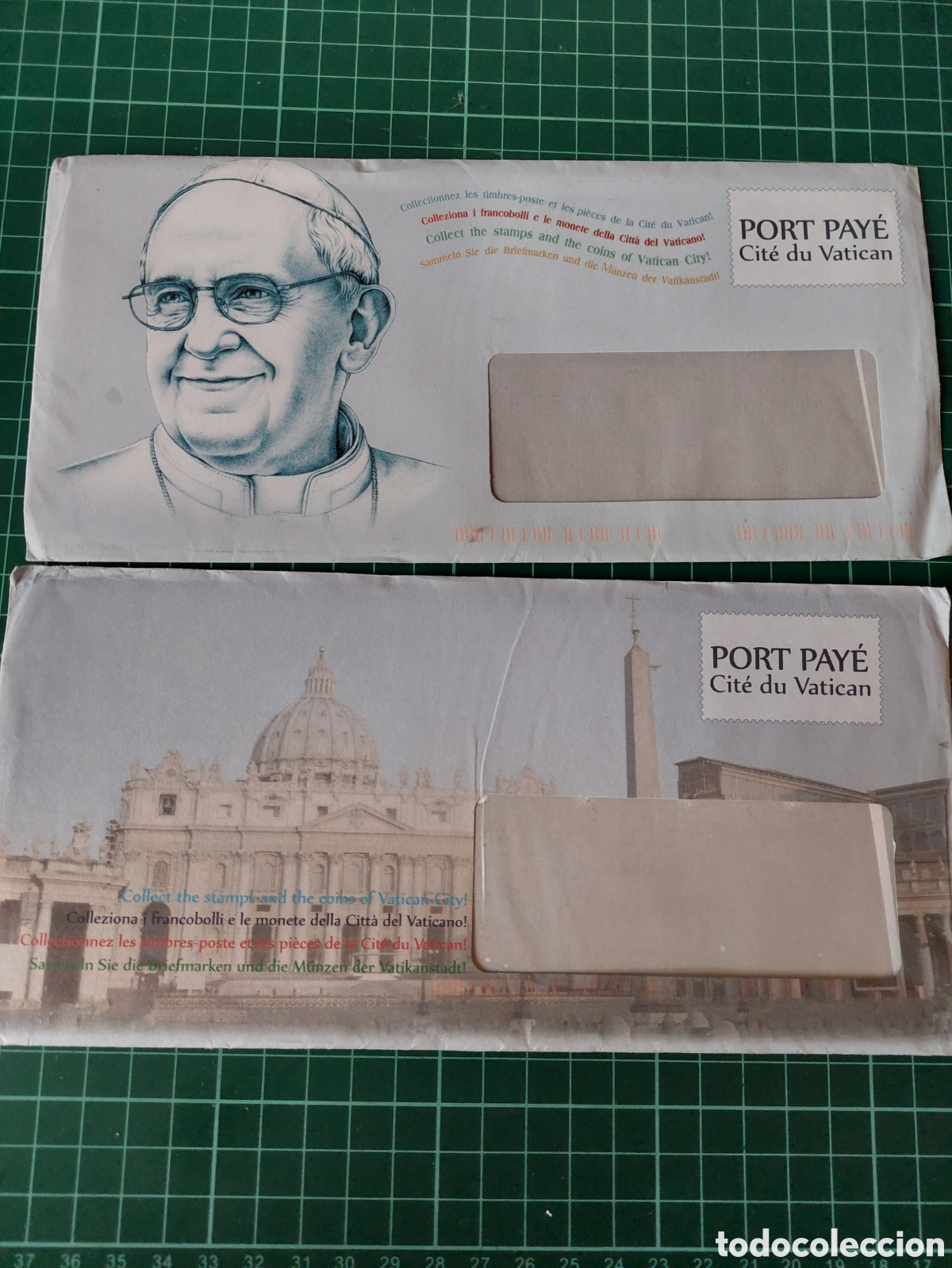 Sellos: PAPA FRANCISCO VATICANO SOBRES - Foto 1
