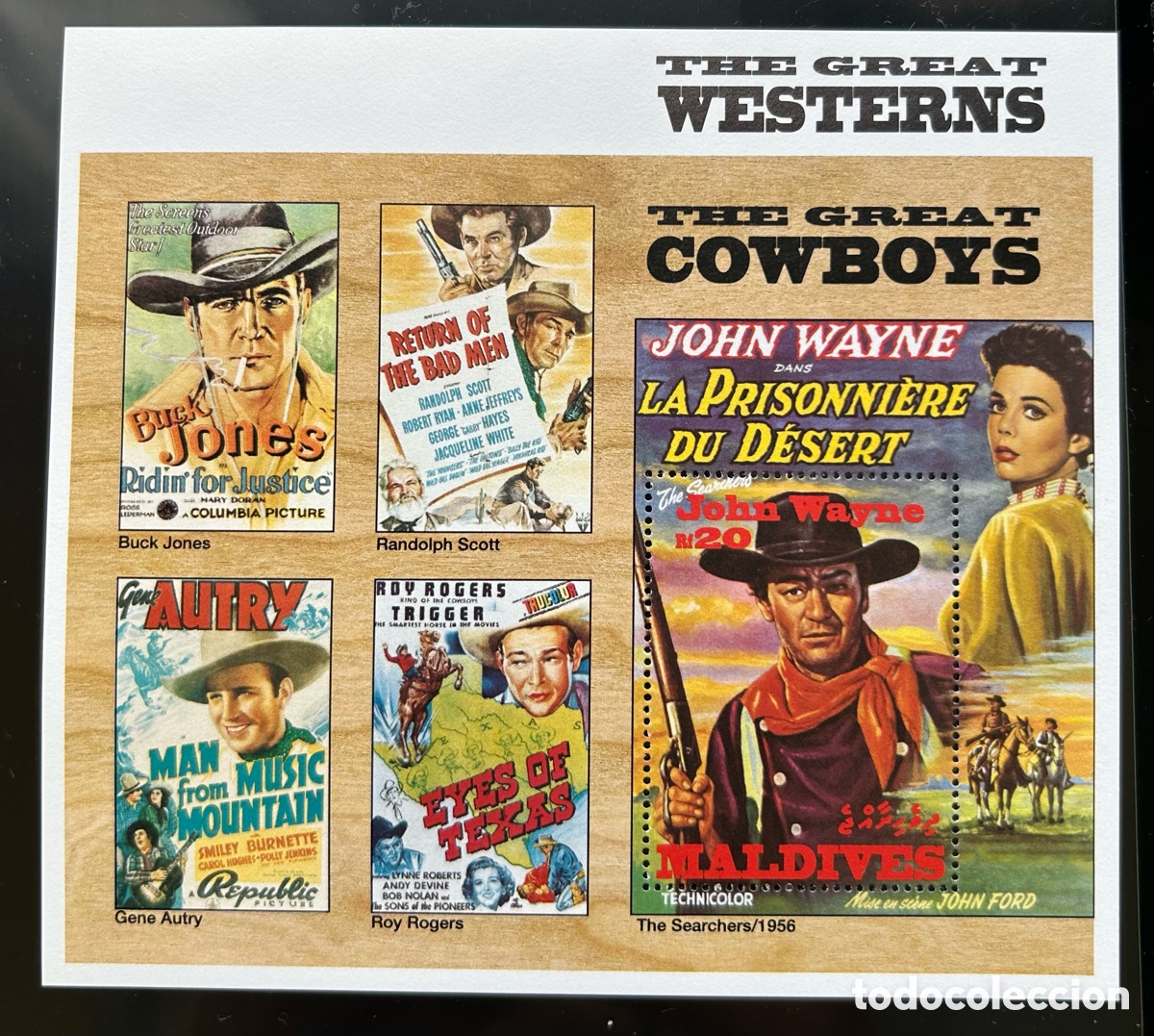 Sellos: Sello Cine, John Wayne, Westerns - Foto 1