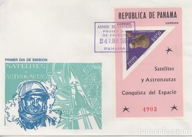 Sellos: PANAMA SPD ESPACIO ASTRONAUTA COOPER ROCKET - Foto 1