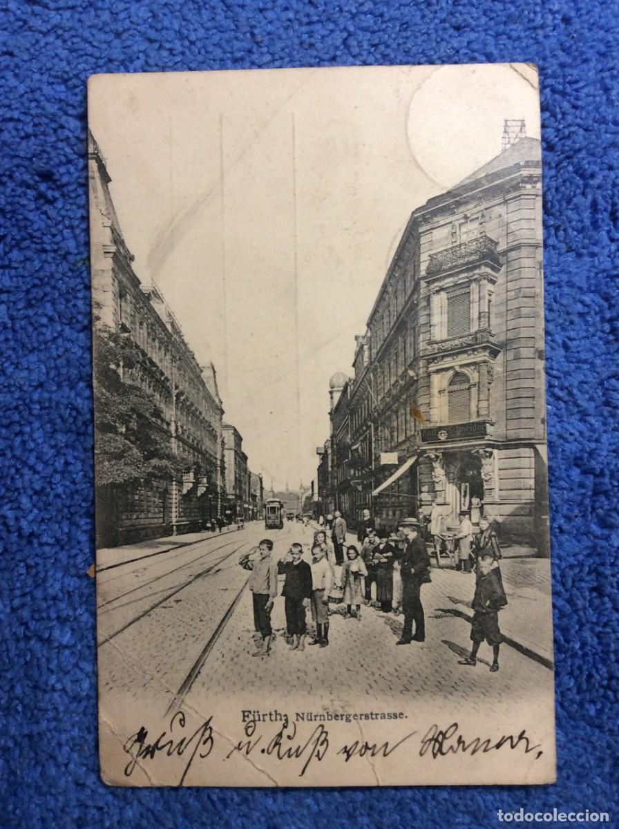Sellos: BAVIERA 1908 TARJETA POSTAL CIRCULADA (1AAH54) - Foto 2