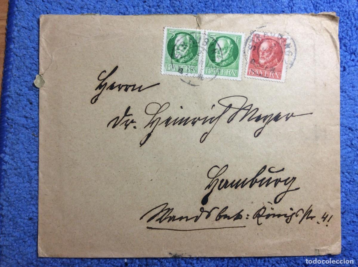 Sellos: BAVIERA 1919 CARTA CIRCULADA (1AAH61) - Foto 1