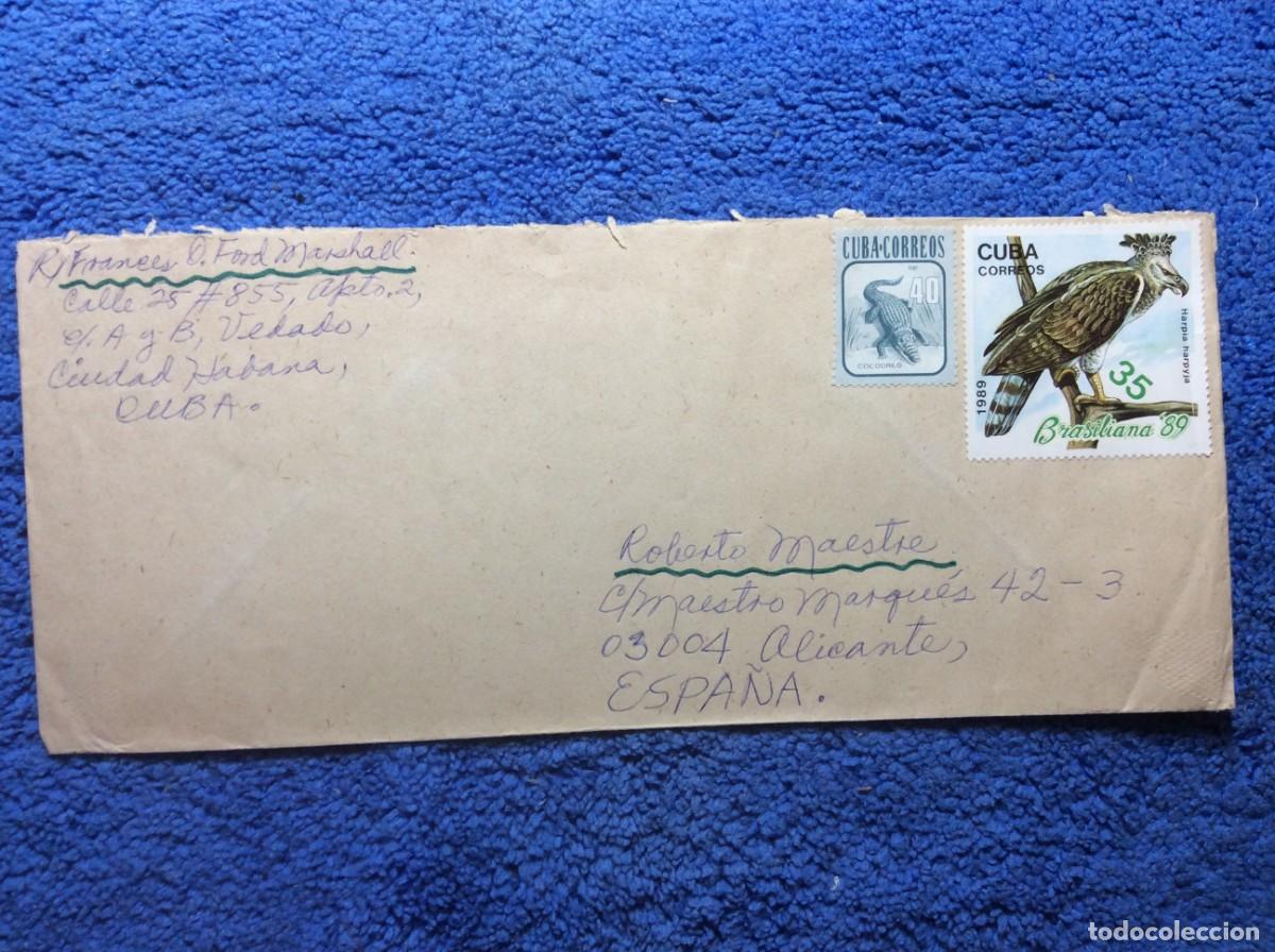 Sellos: CUBA CARTA CIRCULADA (1AAR30) - Foto 1