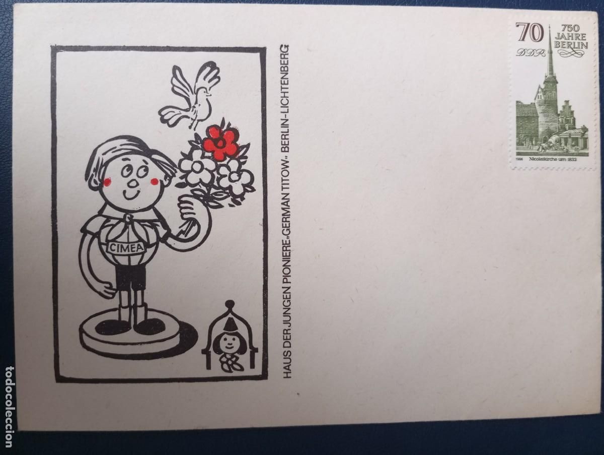 Sellos: ALEMANIA, SOBRE DEL 750 ANIVERSARIO DE BERLIN