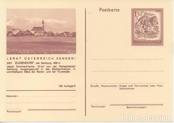 Sellos: AUSTRIA ENTERO POSTAL EUGENDORF - Foto 1