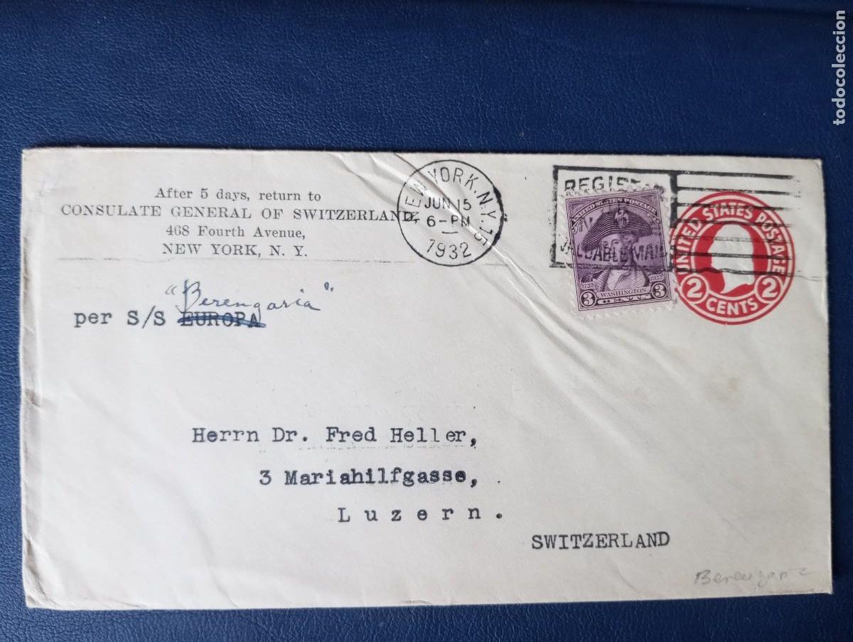 Sellos: EEUU, SOBRE ENTERO POSTAL, LUJO - Foto 1