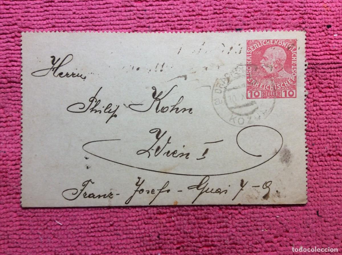 Sellos: AUSTRIA. 1911 ENTERO POSTAL CIRCULADO (1CCN79) - Foto 1