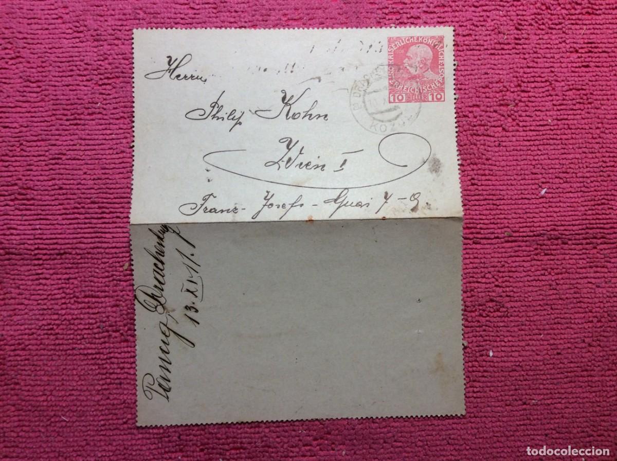 Sellos: AUSTRIA. 1911 ENTERO POSTAL CIRCULADO (1CCN79) - Foto 3