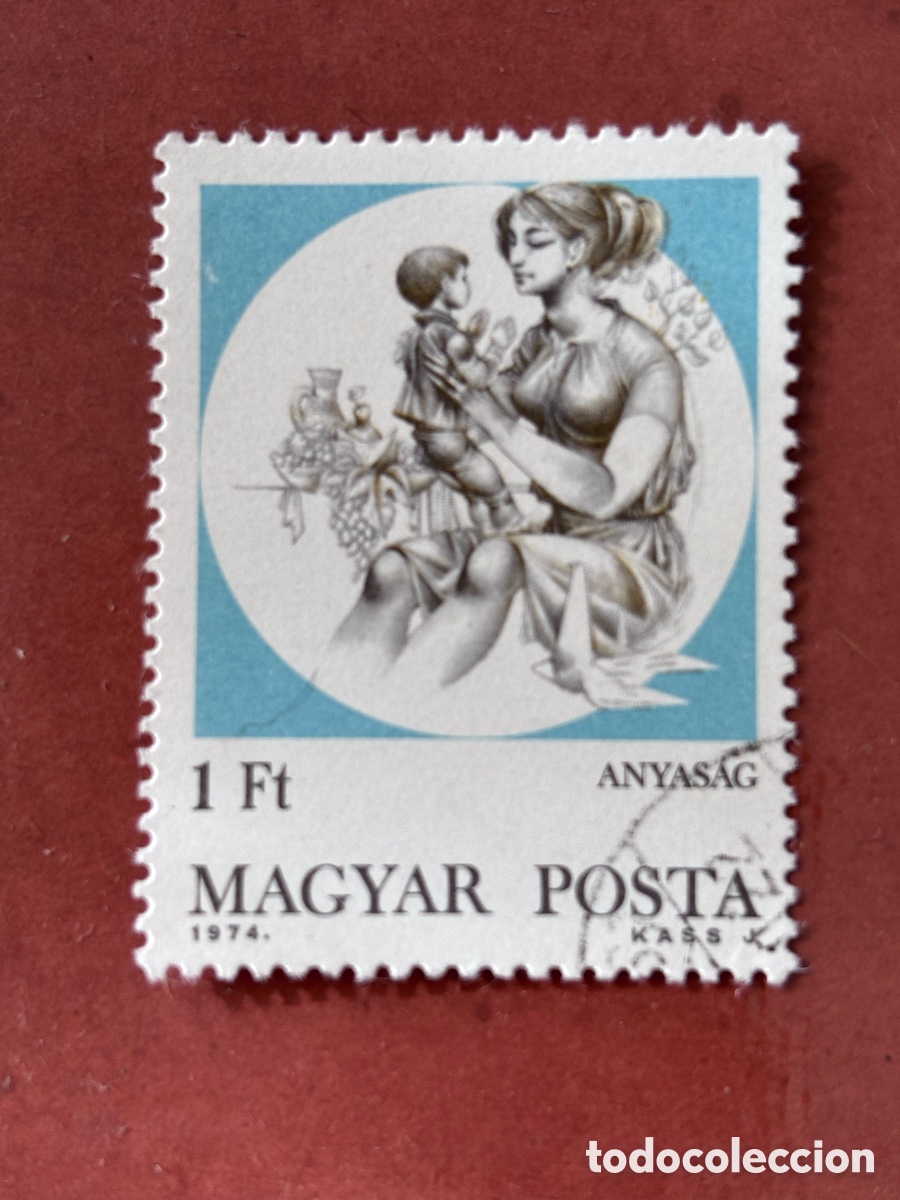 Sellos: Magyar Posta 1ft 1974 ANYASAG - Foto 1