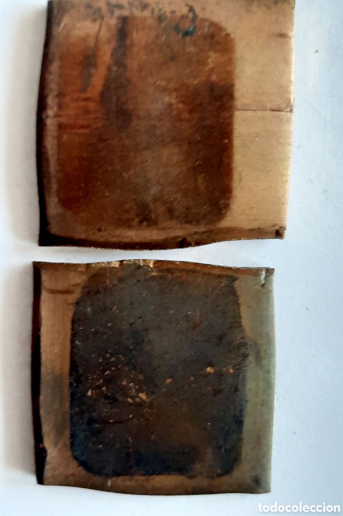Sellos: Sello 2 reales 1853. En bronce - Foto 2