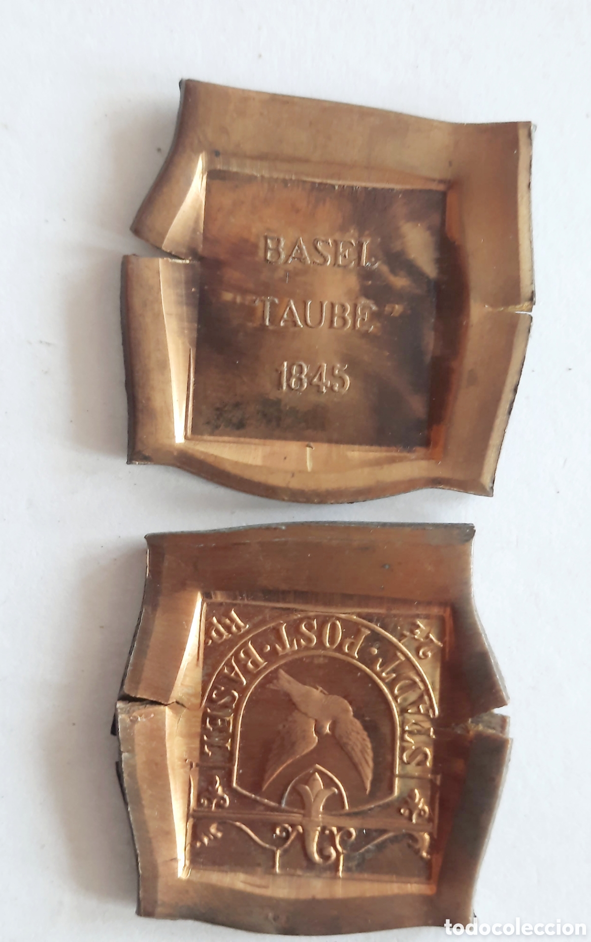 Sellos: Sello Basel 1845. En bronce - Foto 1