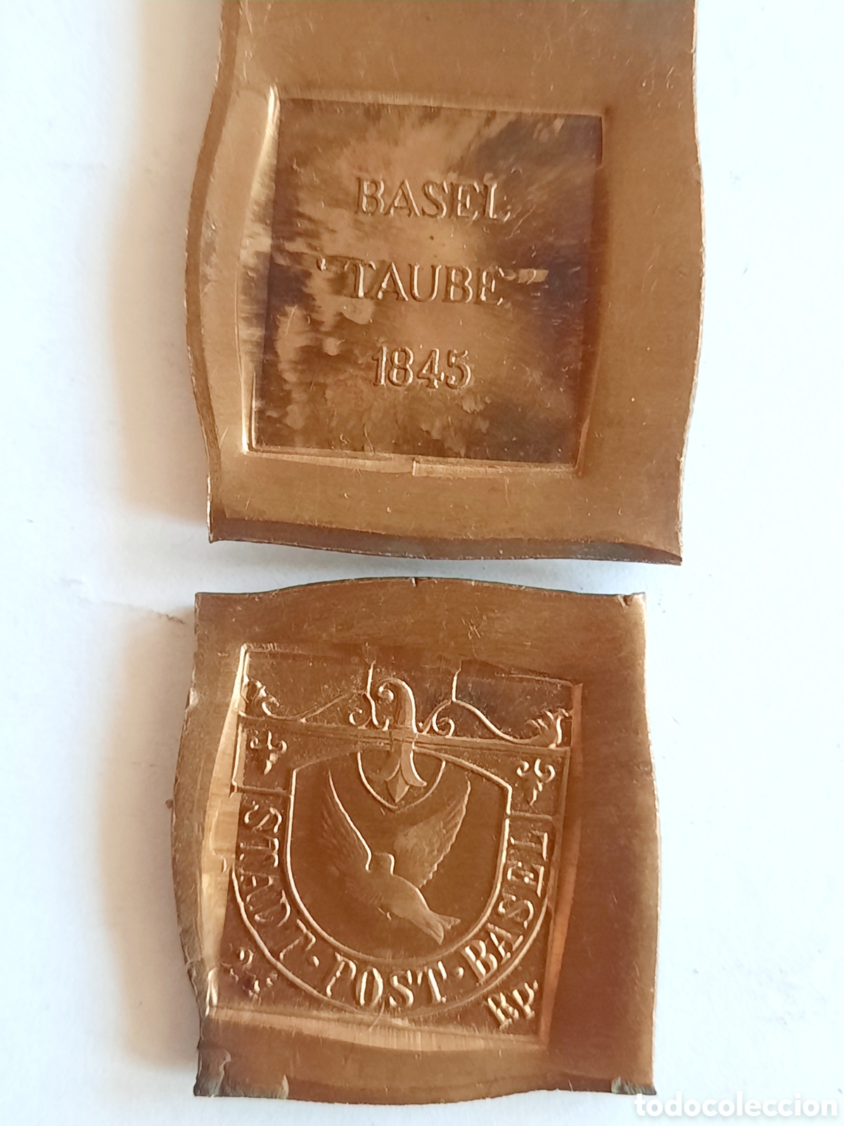 Sellos: Sello Basel 1845. En bronce. - Foto 1
