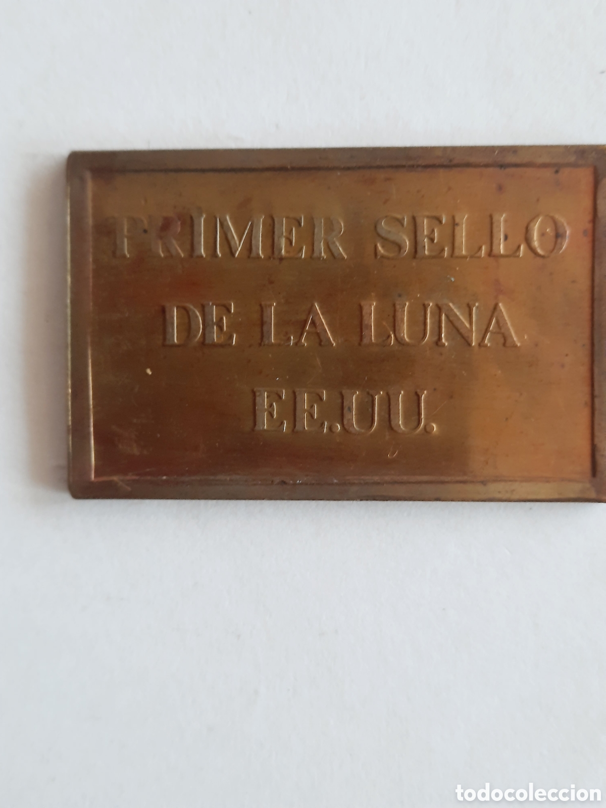 Sellos: Sello de luna EEUU. En bronce. - Foto 2