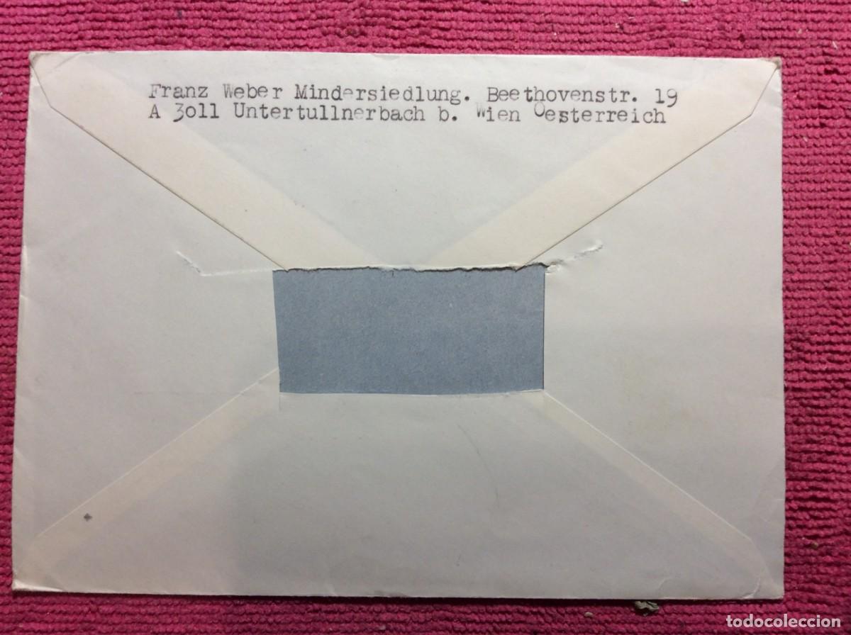 Sellos: AUSTRIA. 1966 CARTA CERTIFICADA (1DDH67) - Foto 2