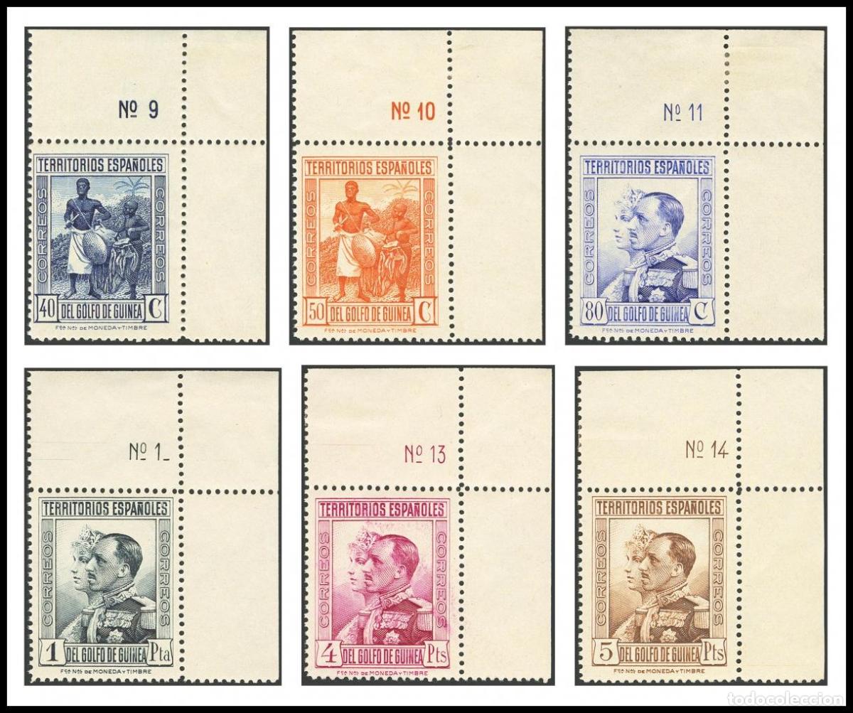 Sellos: Selecci&oacute;n Trato Privado. &#9733;&#9733; 202/15. 1935. Serie completa, esquina de pliego. MAGNIFICA Y