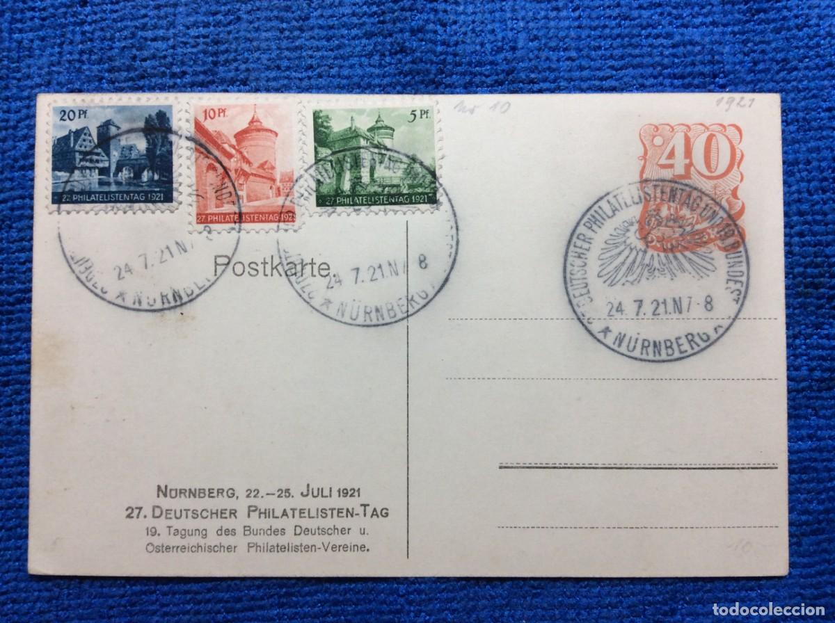 Sellos: ALEMANIA 1921 ENTERO POSTAL DE EMISI&Oacute;N PRIVADA (1BBZ45)