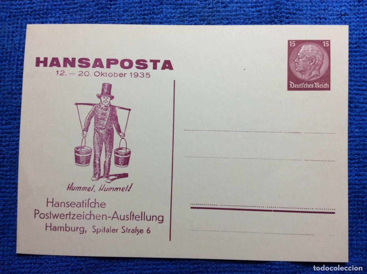Sellos: ALEMANIA III REICH 1935 ENTERO POSTAL DE EMISI&Oacute;N PRIVADA (1BBZ50)