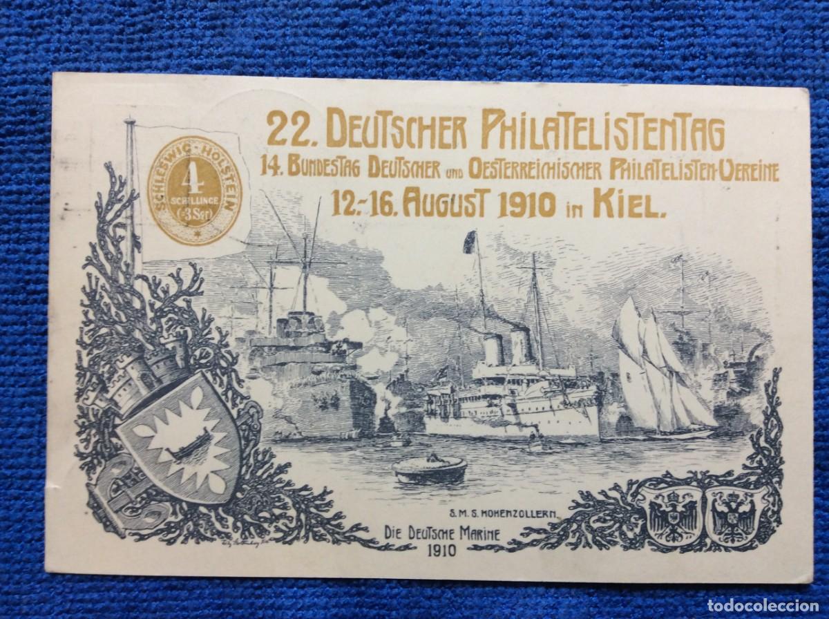 Sellos: ALEMANIA IMPERIO 1910 ENTERO POSTAL DE EMISI&Oacute;N PRIVADA CIRCULADO (1BBZ64)