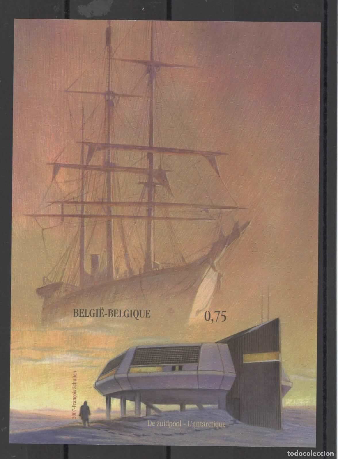 Sellos: BELGICA SIN DENTAR IMPERFORATE ANTARTIDA ANTARCTIC SOUTH POLE