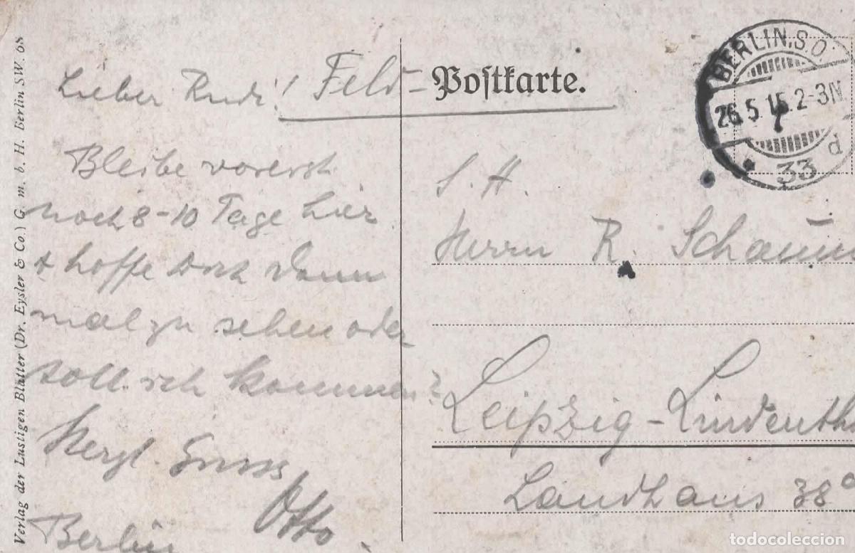Selos: ALEMANIA WW1 CORREO MILITAR FELDPOST BERLIN 1915 DEUTSCHEN ARMEE