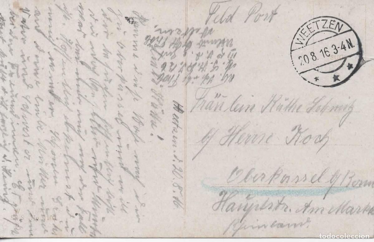 Selos: ALEMANIA WW1 CORREO MILITAR FELDPOST WEETZEN 1916