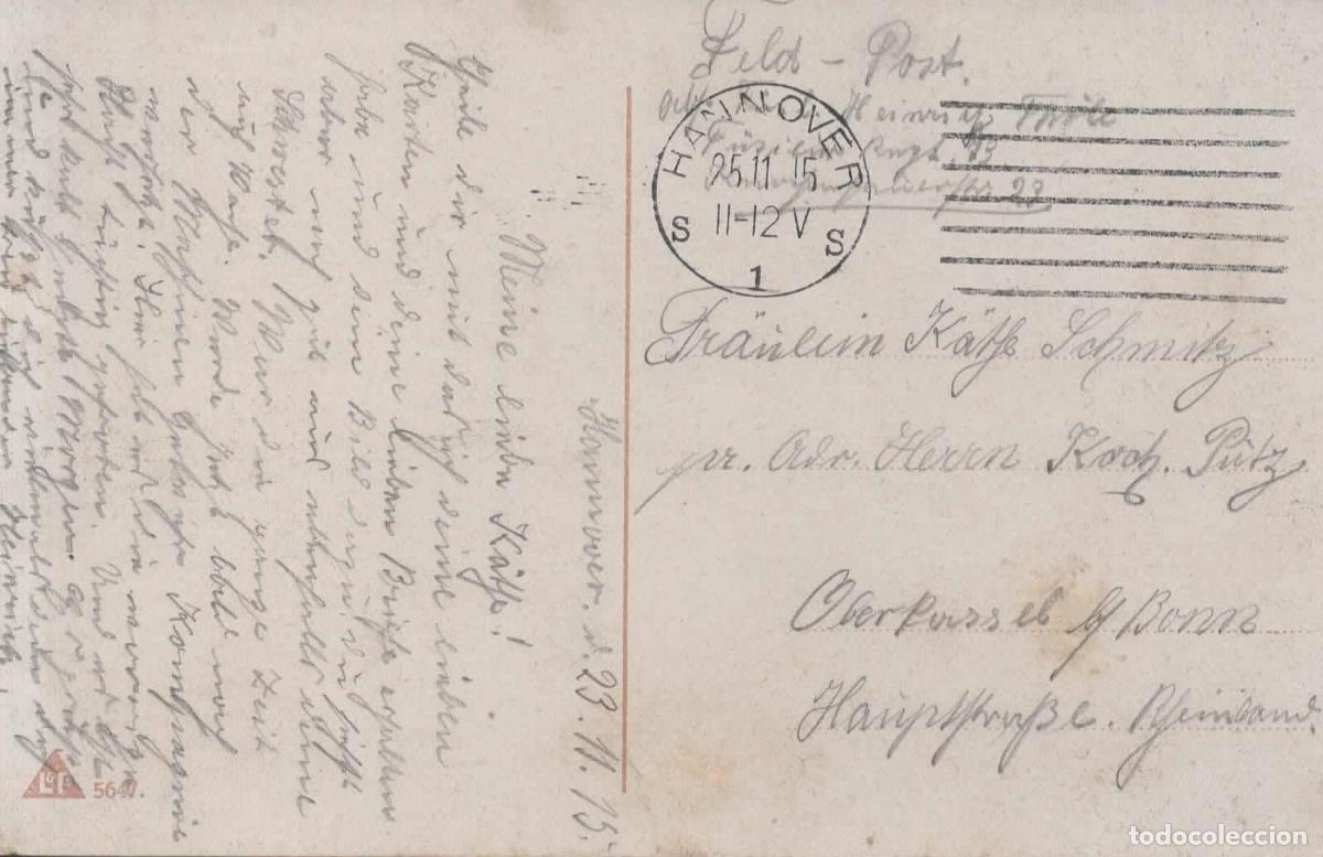 Stamps: ALEMANIA WW1 CORREO MILITAR FELDPOST HANNOVER 1915