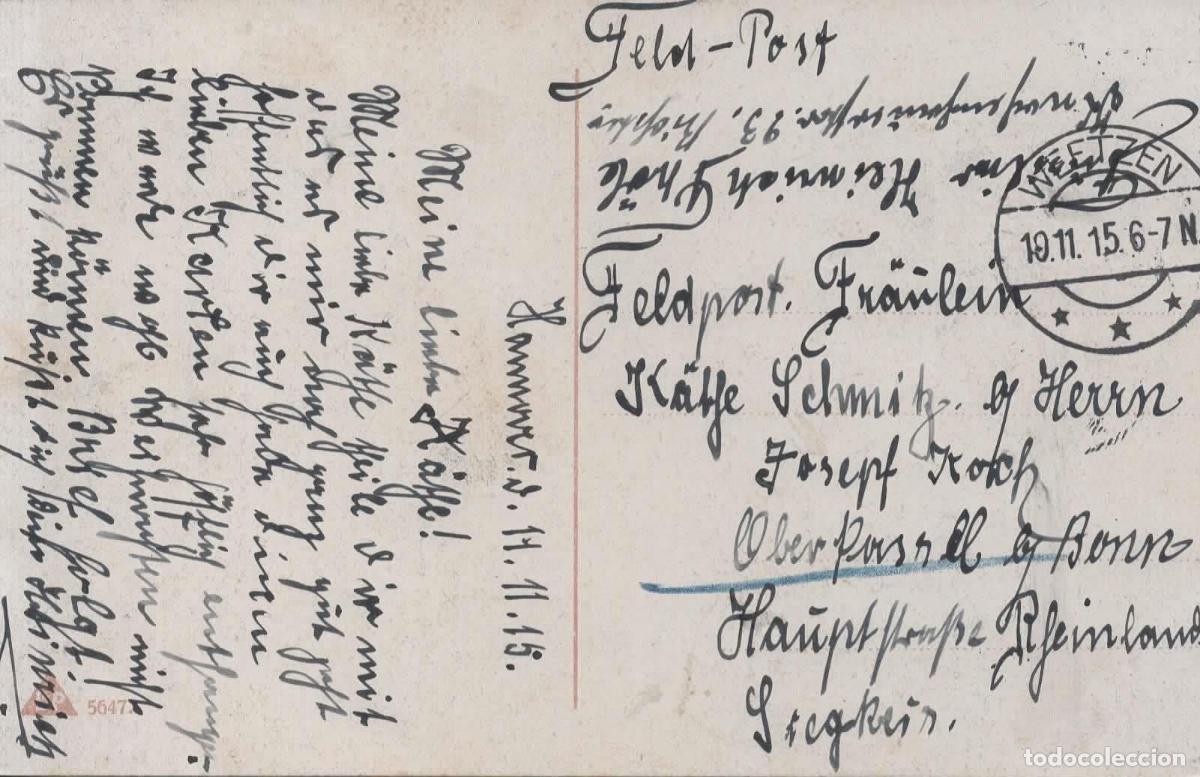 Selos: ALEMANIA WW1 CORREO MILITAR FELDPOST WEETZEN 1915