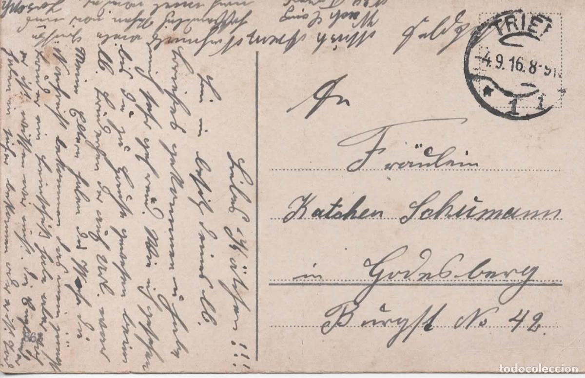 Sellos: ALEMANIA WW1 CORREO MILITAR FELDPOST TRIER 1916