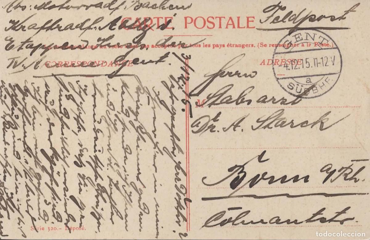 Sellos: ALEMANIA WW1 CORREO MILITAR FELDPOST GENT 1915