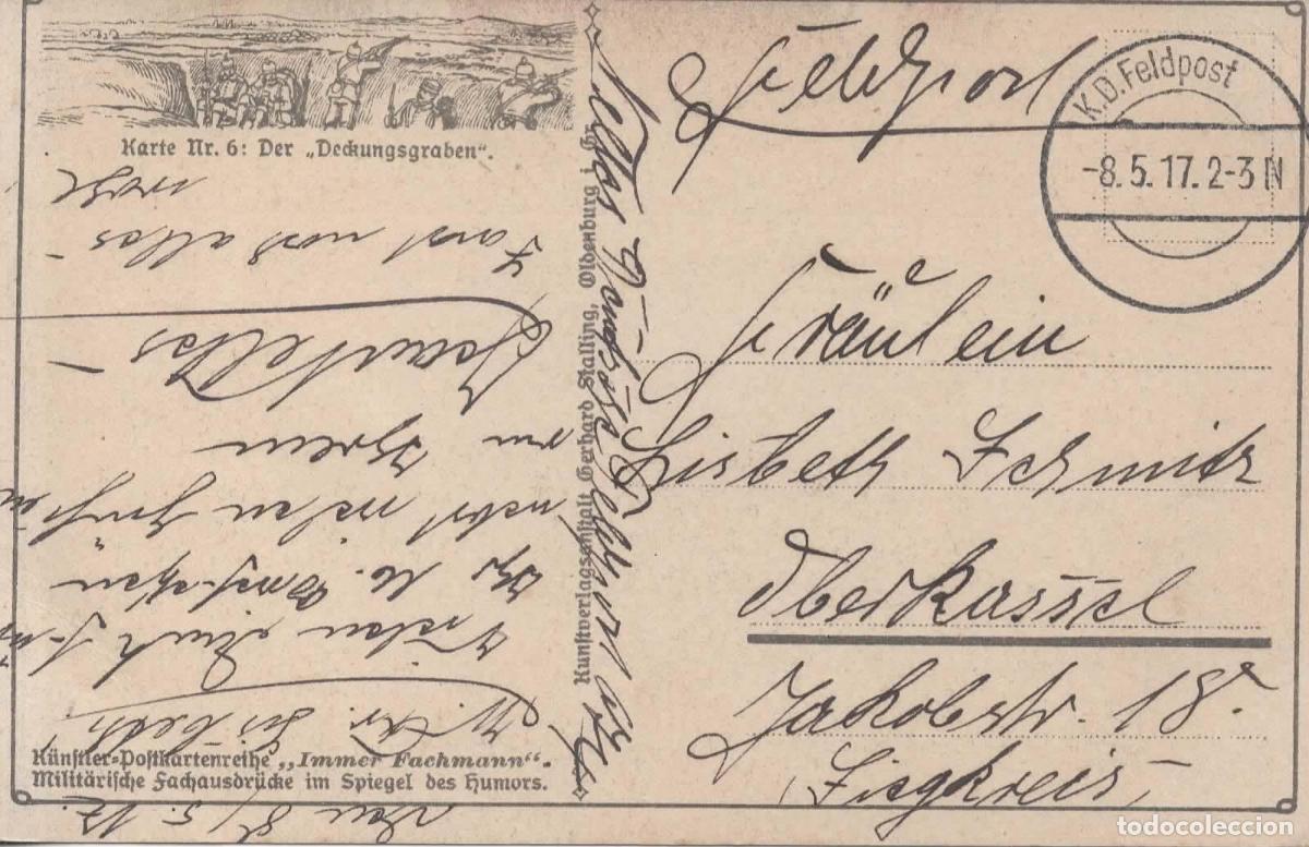 Sellos: ALEMANIA WW1 CORREO MILITAR FELDPOST 1917