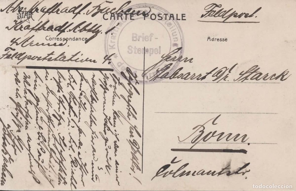 Sellos: ALEMANIA WW1 CORREO MILITAR FELDPOST GANT