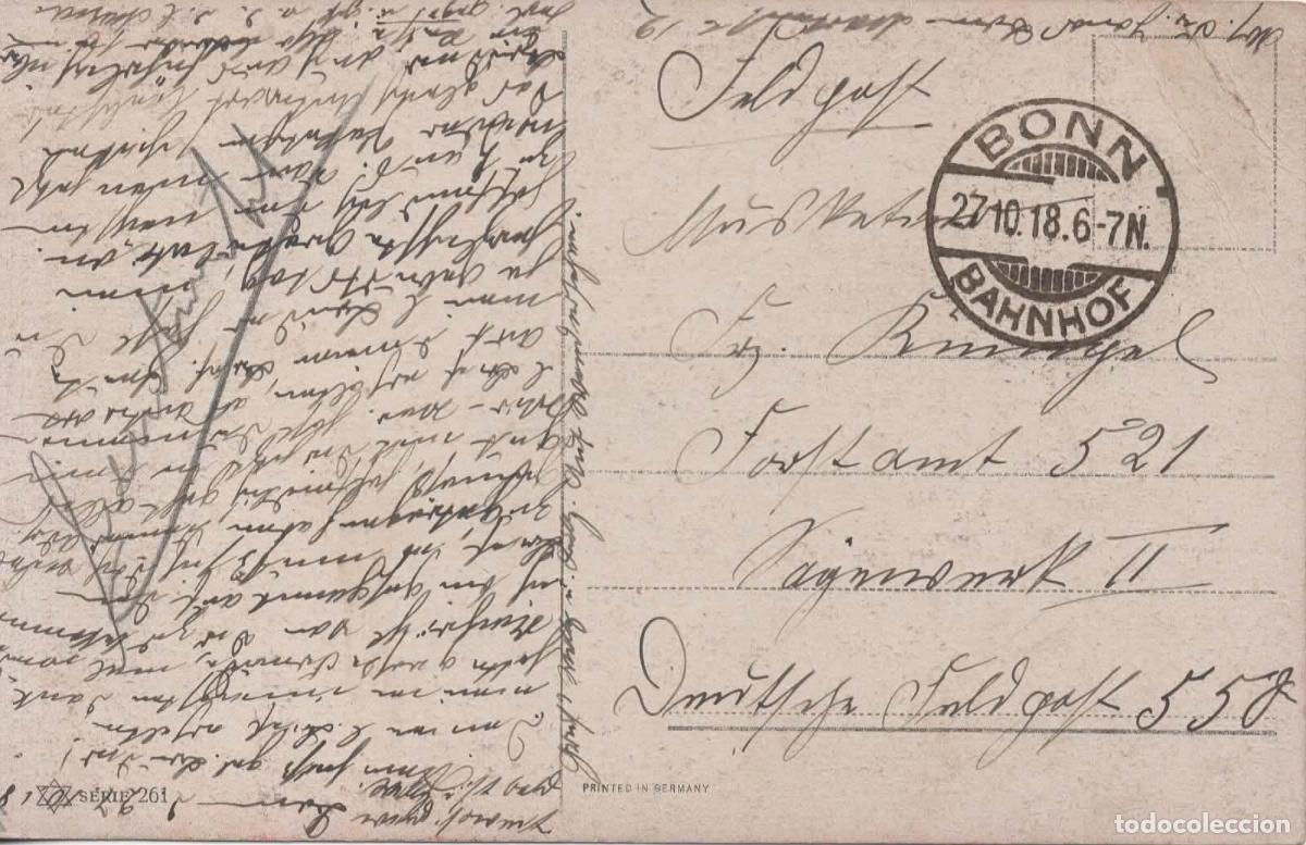 Sellos: ALEMANIA WW1 CORREO MILITAR FELDPOST BONN 1918
