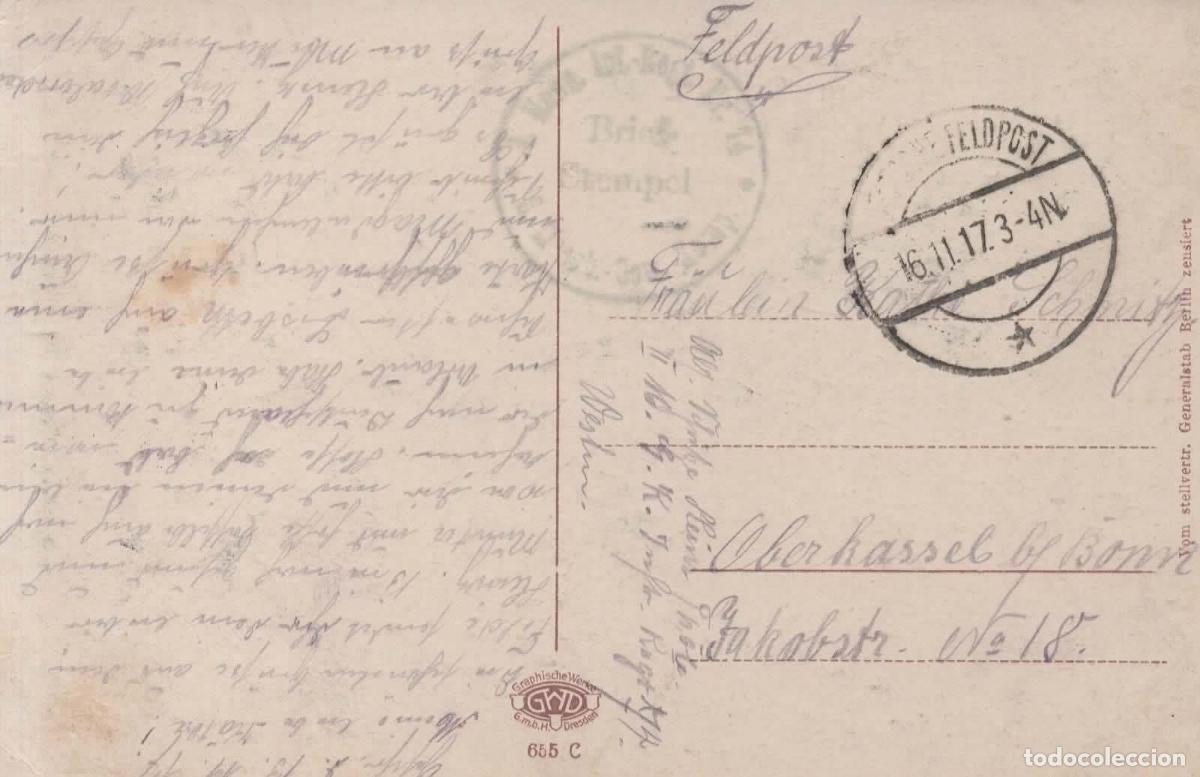 Sellos: ALEMANIA WW1 CORREO MILITAR FELDPOST 1917 RETHEL