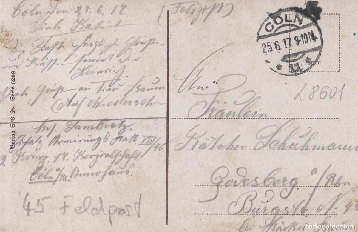 Sellos: ALEMANIA WW1 CORREO MILITAR FELDPOST COLN 1917