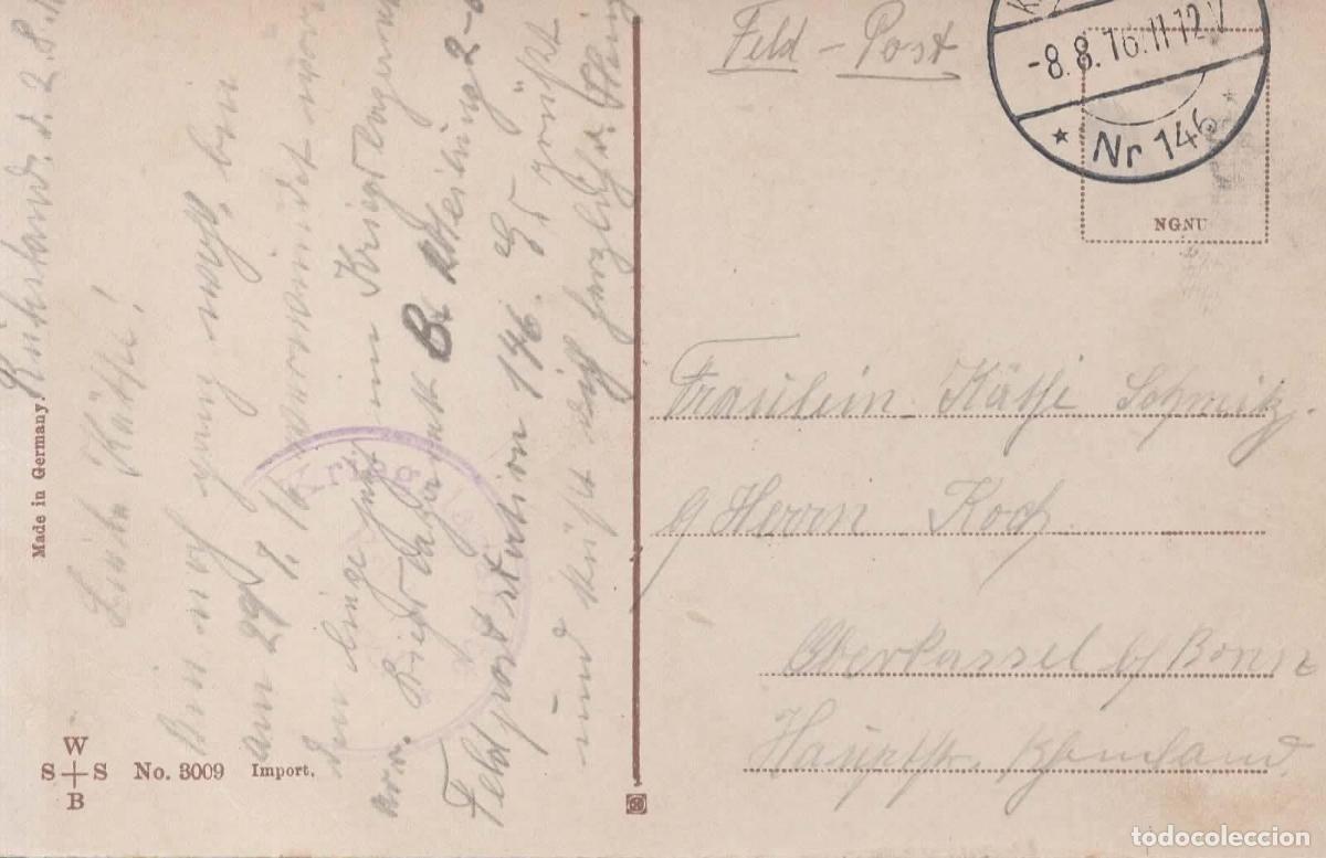 Sellos: ALEMANIA WW1 CORREO MILITAR FELDPOST 1916