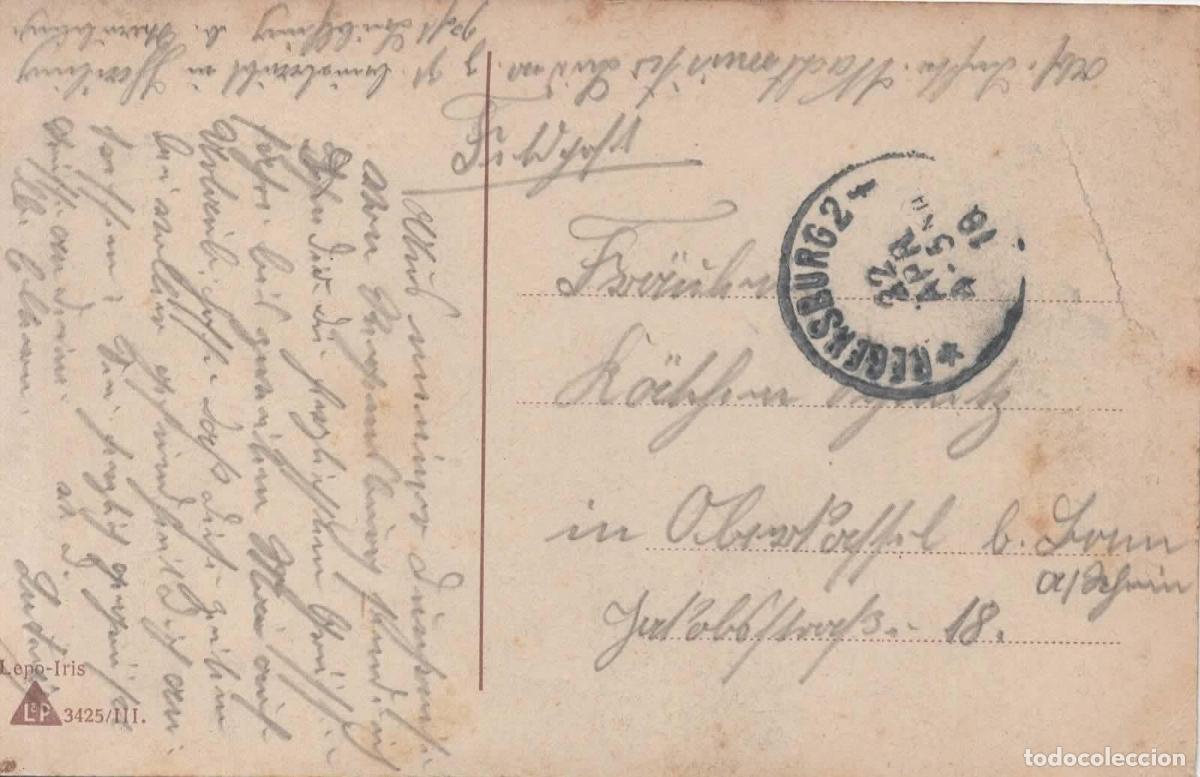 Sellos: ALEMANIA WW1 CORREO MILITAR FELDPOST REGENSBURG 1918
