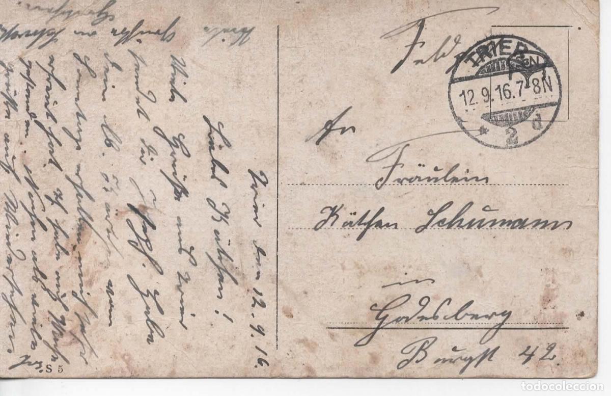 Sellos: ALEMANIA WW1 CORREO MILITAR FELDPOST TRIER 1916