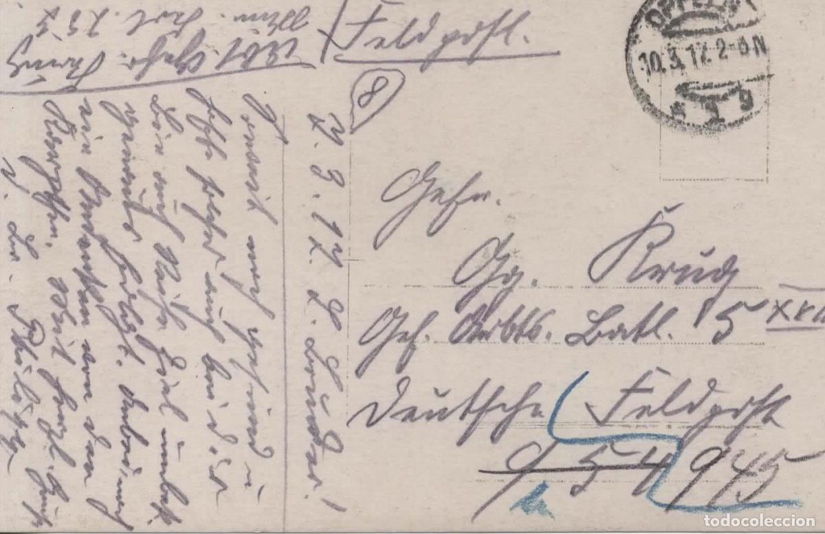 Sellos: ALEMANIA WW1 CORREO MILITAR FELDPOST OPPELN 1917