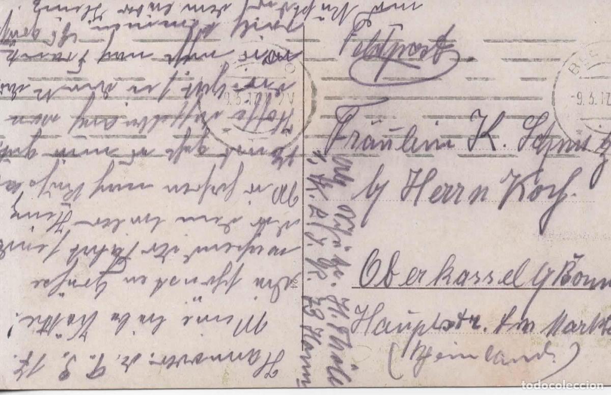 Sellos: ALEMANIA WW1 CORREO MILITAR FELDPOST 1917 HANNOVER