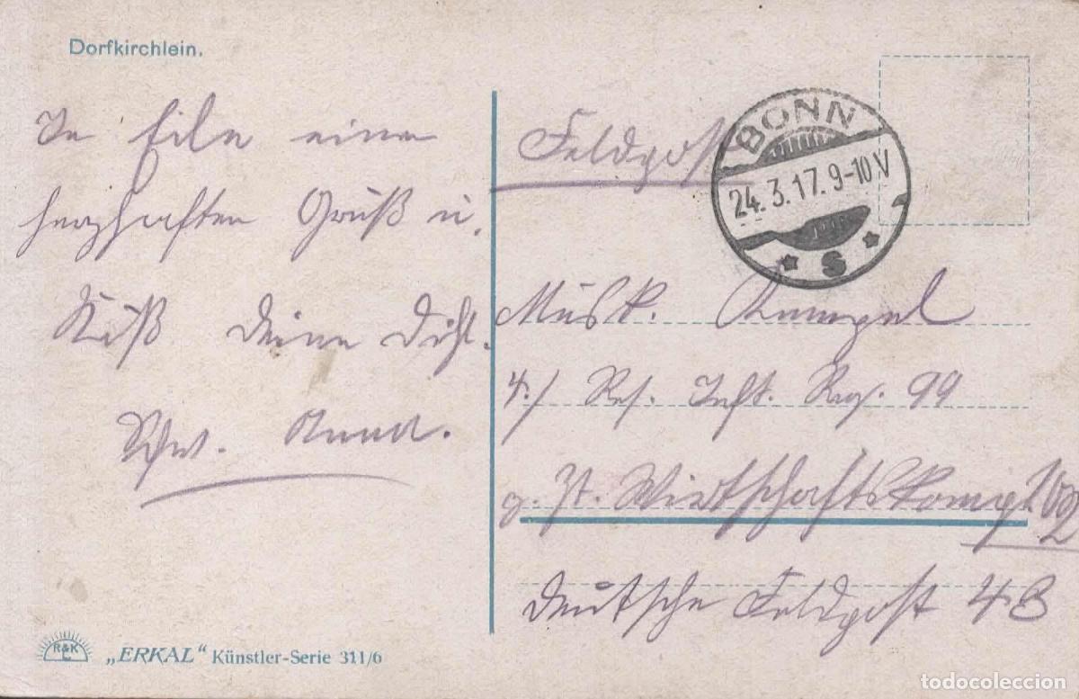 Sellos: ALEMANIA WW1 CORREO MILITAR FELDPOST 1917 BONN