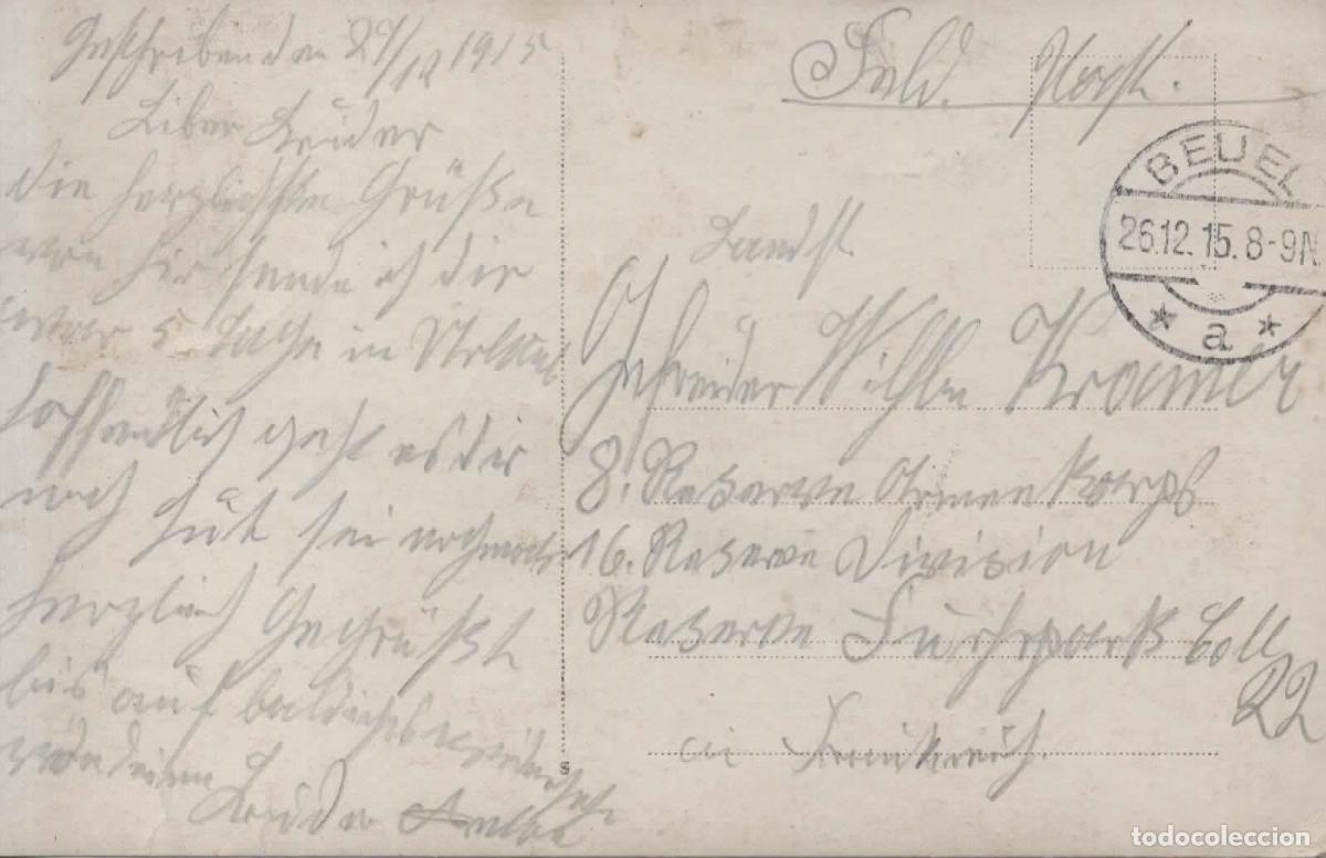 Sellos: ALEMANIA WW1 CORREO MILITAR FELDPOST 1915 BEUEL