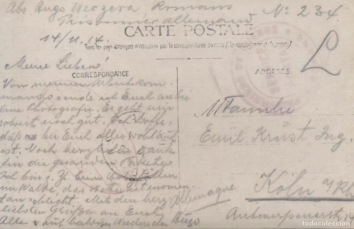 Sellos: ALEMANIA WW1 CORREO MILITAR FELDPOST 1914