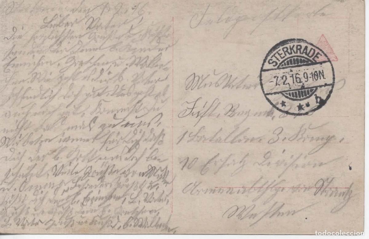 Sellos: ALEMANIA WW1 CORREO MILITAR FELDPOST 1916 STERKRADE